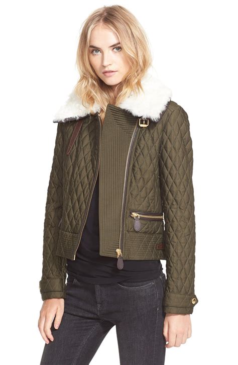 burberry brit weatherford quilted jacket|burberry coats for women.